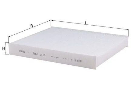 FILTRU AER HABITACLU MAHLE LA 120 - Compatibil cu AUDI, BUICK (SGM), HYUNDAI, LAMBORGHINI, MERCEDES-BENZ, PORSCHE, PUCH, SEAT, S