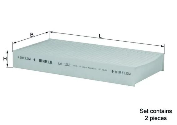 FILTRU AER HABITACLU KNECHT LA 122/S - Compatibil cu HONDA