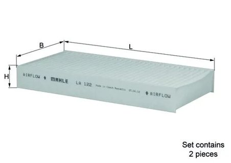 FILTRU AER HABITACLU KNECHT LA 122/S - Compatibil cu HONDA