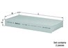 FILTRU AER HABITACLU KNECHT LA 122/S - Compatibil cu HONDA
