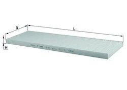 FILTRU AER HABITACLU MAHLE LA 123 - Compatibil cu CITROEN, FIAT, PEUGEOT