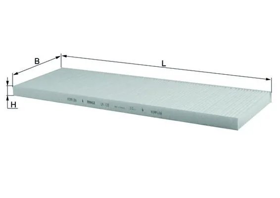 Filtru aer habitaclu MAHLE LA 123