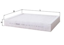 FILTRU AER HABITACLU MAHLE LA 1263 - Compatibil cu MERCEDES-BENZ