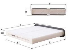 FILTRU AER HABITACLU MAHLE LA 1361 - Compatibil cu MAZDA
