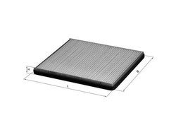 FILTRU AER HABITACLU MAHLE LA 143 - Compatibil cu OPEL, SUBARU, SUZUKI, VAUXHALL