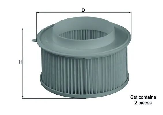 FILTRU AER HABITACLU KNECHT LA 15/S - Compatibil cu PORSCHE