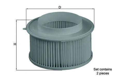 FILTRU AER HABITACLU KNECHT LA 15/S - Compatibil cu PORSCHE