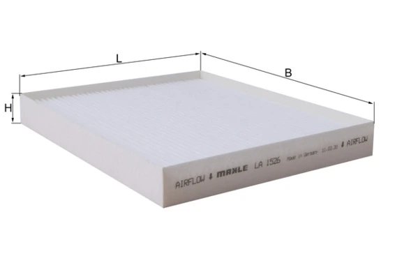 Filtru aer habitaclu MAHLE LA 1526