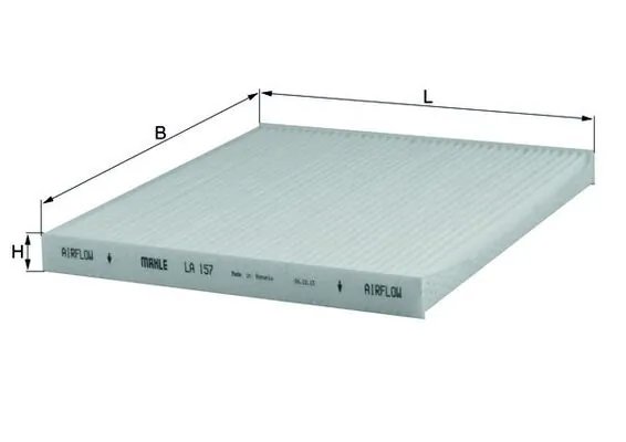 FILTRU AER HABITACLU MAHLE LA 157 - Compatibil cu TOYOTA