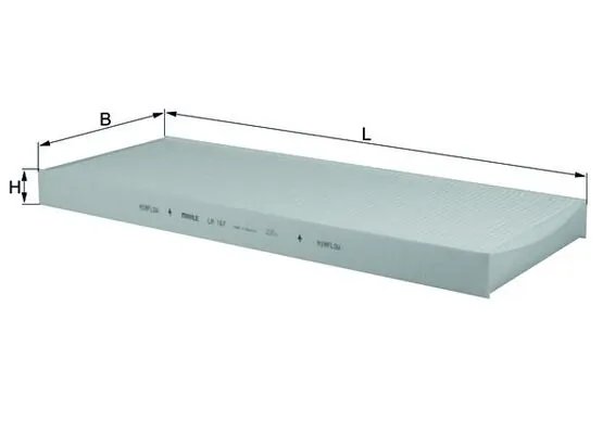 Filtru aer habitaclu MAHLE LA 167