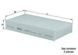 FILTRU AER HABITACLU KNECHT LA 168/S - Compatibil cu HONDA