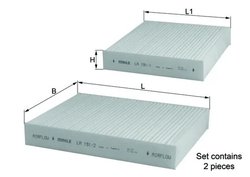 FILTRU AER HABITACLU KNECHT LA 191/S - Compatibil cu CITROEN, DS, PEUGEOT