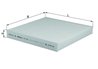 FILTRU AER HABITACLU KNECHT LA 216 - Compatibil cu ACURA, HONDA