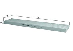 FILTRU AER HABITACLU MAHLE LA 226 - Compatibil cu FORD, SEAT, VW
