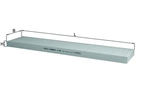 Filtru aer habitaclu MAHLE LA 226