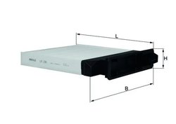 FILTRU AER HABITACLU KNECHT LA 230 - Compatibil cu DACIA, LADA, NISSAN, RENAULT