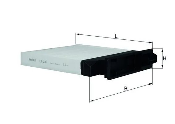 Filtru aer habitaclu MAHLE LA 230