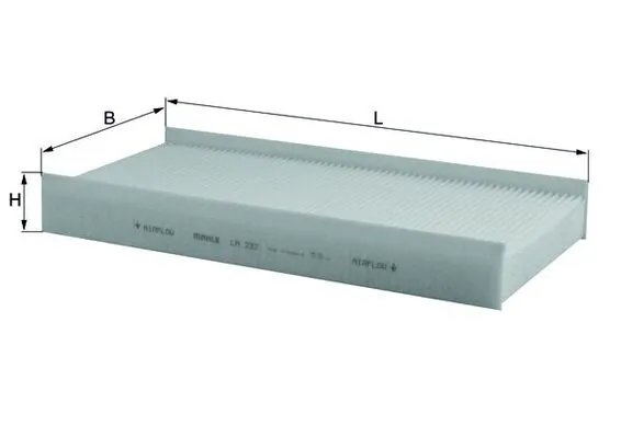 Filtru aer habitaclu MAHLE LA 232