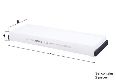 Filtru aer habitaclu KNECHT LA 239/S