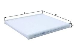 FILTRU AER HABITACLU KNECHT LA 241 - Compatibil cu ABARTH, CHRYSLER, FIAT, FORD, LANCIA
