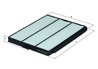 Filtru aer habitaclu KNECHT LA 265