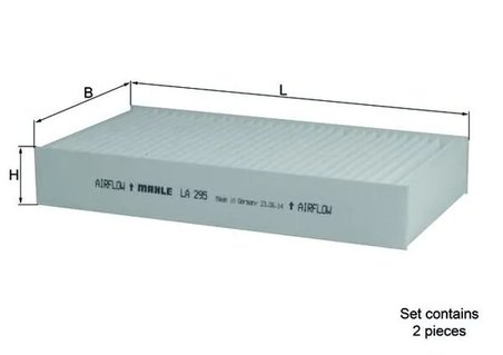 FILTRU AER HABITACLU KNECHT LA 295/S - Compatibil cu MERCEDES-BENZ