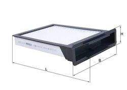 FILTRU AER HABITACLU MAHLE LA 304 - Compatibil cu CITROEN, PEUGEOT, TOYOTA