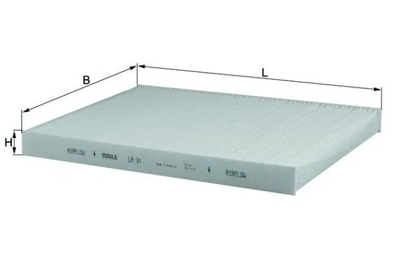 Filtru aer habitaclu MAHLE LA 31