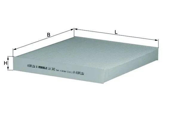 Filtru aer habitaclu MAHLE LA 343
