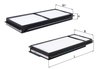 Filtru aer habitaclu KNECHT LA 346/S
