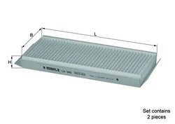Filtru aer habitaclu KNECHT LA 349/S