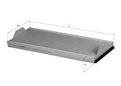 Filtru aer habitaclu KNECHT LA 358