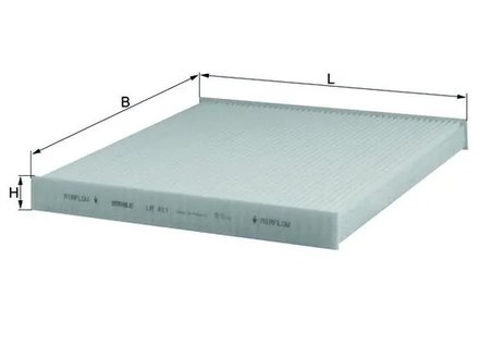 FILTRU AER HABITACLU MAHLE LA 411 - Compatibil cu CITROEN, FIAT, OPEL, PEUGEOT, VAUXHALL