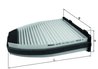 FILTRU AER HABITACLU KNECHT LA 413 - Compatibil cu MERCEDES-BENZ