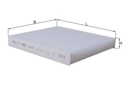 FILTRU AER HABITACLU KNECHT LA 424 - Compatibil cu CHEVROLET, CITROEN, FIAT, ISUZU, MITSUBISHI, PEUGEOT