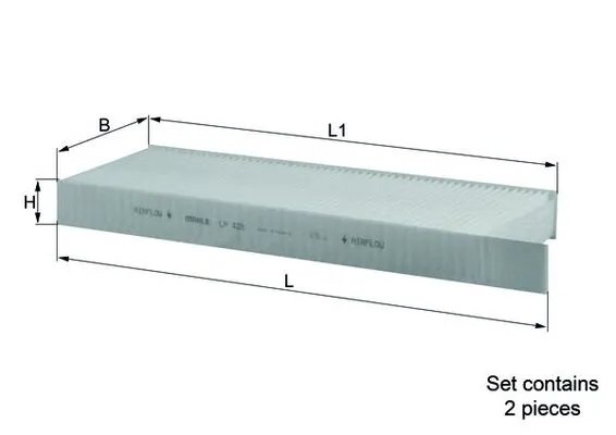 Filtru aer habitaclu KNECHT LA 428/S