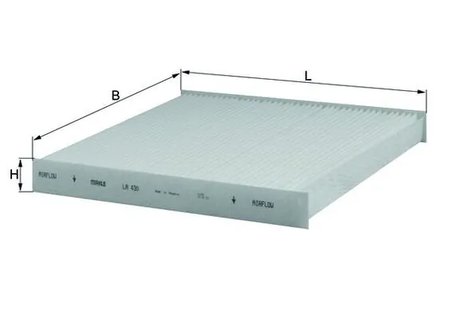 FILTRU AER HABITACLU KNECHT LA 430 - Compatibil cu RENAULT, SMART