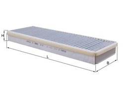FILTRU AER HABITACLU MAHLE LA 43 - Compatibil cu MERCEDES-BENZ