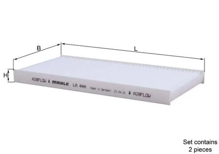 Filtru aer habitaclu MAHLE LA 444/S