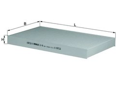 FILTRU AER HABITACLU KNECHT LA 46 - Compatibil cu AUDI