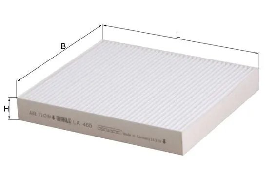 FILTRU AER HABITACLU KNECHT LA 460 - Compatibil cu CHRYSLER, INFINITI, LANCIA, VW