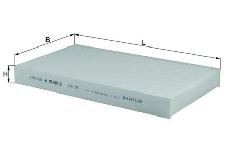 FILTRU AER HABITACLU KNECHT LA 56 - Compatibil cu ALFA ROMEO, AUDI, FIAT, IVECO, LANCIA, RENAULT