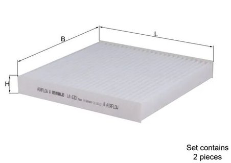 FILTRU AER HABITACLU KNECHT LA 630/S - Compatibil cu ALPINA, BMW