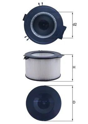 Filtru aer habitaclu MAHLE LA 65