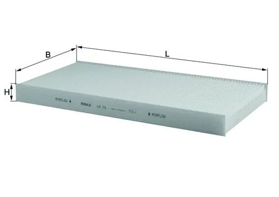 FILTRU AER HABITACLU KNECHT LA 78 - Compatibil cu FORD