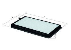 Filtru aer habitaclu MAHLE LA 80
