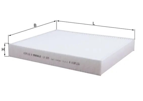 FILTRU AER HABITACLU KNECHT LA 809 - Compatibil cu AUDI, LAMBORGHINI, SEAT, SKODA, VW