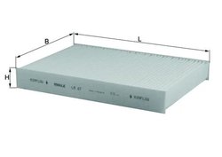 FILTRU AER HABITACLU MAHLE LA 87 - Compatibil cu NISSAN, RENAULT