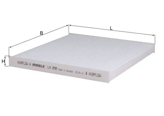 FILTRU AER HABITACLU KNECHT LA 898 - Compatibil cu SSANGYONG