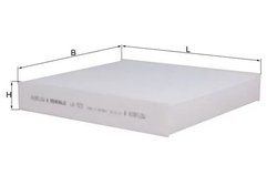 FILTRU AER HABITACLU KNECHT LA 923 - Compatibil cu ALPINE, DACIA, LADA, MITSUBISHI, NISSAN, RENAULT, RENAULT TRUCKS
